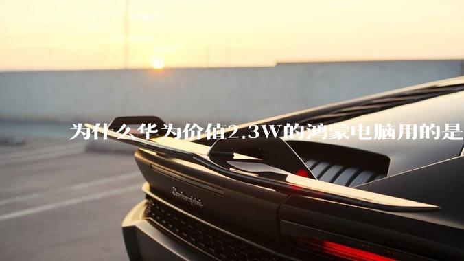 为什么华为价值2.3W的鸿蒙电脑用的是美国西数的SN740固态硬盘？