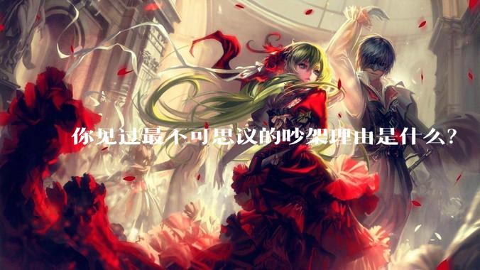 你见过最不可思议的吵架理由是什么？